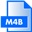 M4B File Extension Icon 32x32 png